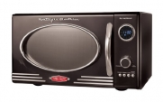 Nostalgia Electrics RMO-400BLK Retro Series .9 CF Microwave Oven, Black