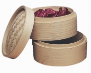 Progressive International 10-Inch Bamboo Steamer Baskets, Set of 2