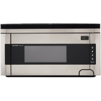 Sharp R-1514 1-1/2-Cubic-Foot 1000-Watt Over-the-Range Microwave, Stainless