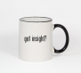 got insight? - 11oz Black Handle Coffee Mug Cup
