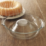 Libbey Glass Baking Dish Ring Cake Pan