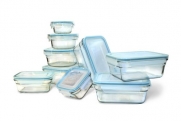 New Snaplock Lid: Tempered Glasslock Storage Containers 18pc set~Microwave & Oven Safe