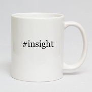 #insight - Hashtag White 11oz Coffee Mug