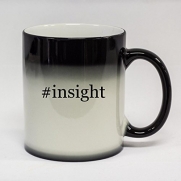 #insight - Hashtag 11oz Black Color Changing Ceramic Mug