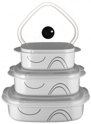 Corelle Coordinates Simple Lines 6-Piece Microwave Cookware Set