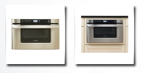 Sharp microwave drawer oven, stainless
