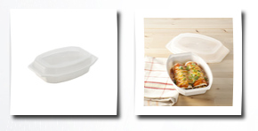 Nordic Ware microwave casserole dish 28 ounce with cover