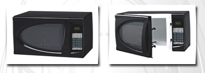 Oster 0.9-cubic feet countertop microwave oven, 900-watt, black