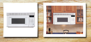 Sharp 1.1-cubic-foot 850-watt over-the-range convection microwave, white